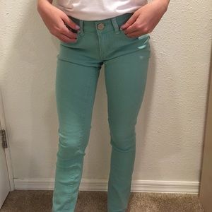 MINT SKINNY JEANS